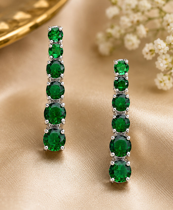 Emerald Élan Crystal Line Set