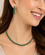 Emerald Élan Crystal Line Set