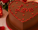 Enchanted Love Eggless Chocolate Bento Cake