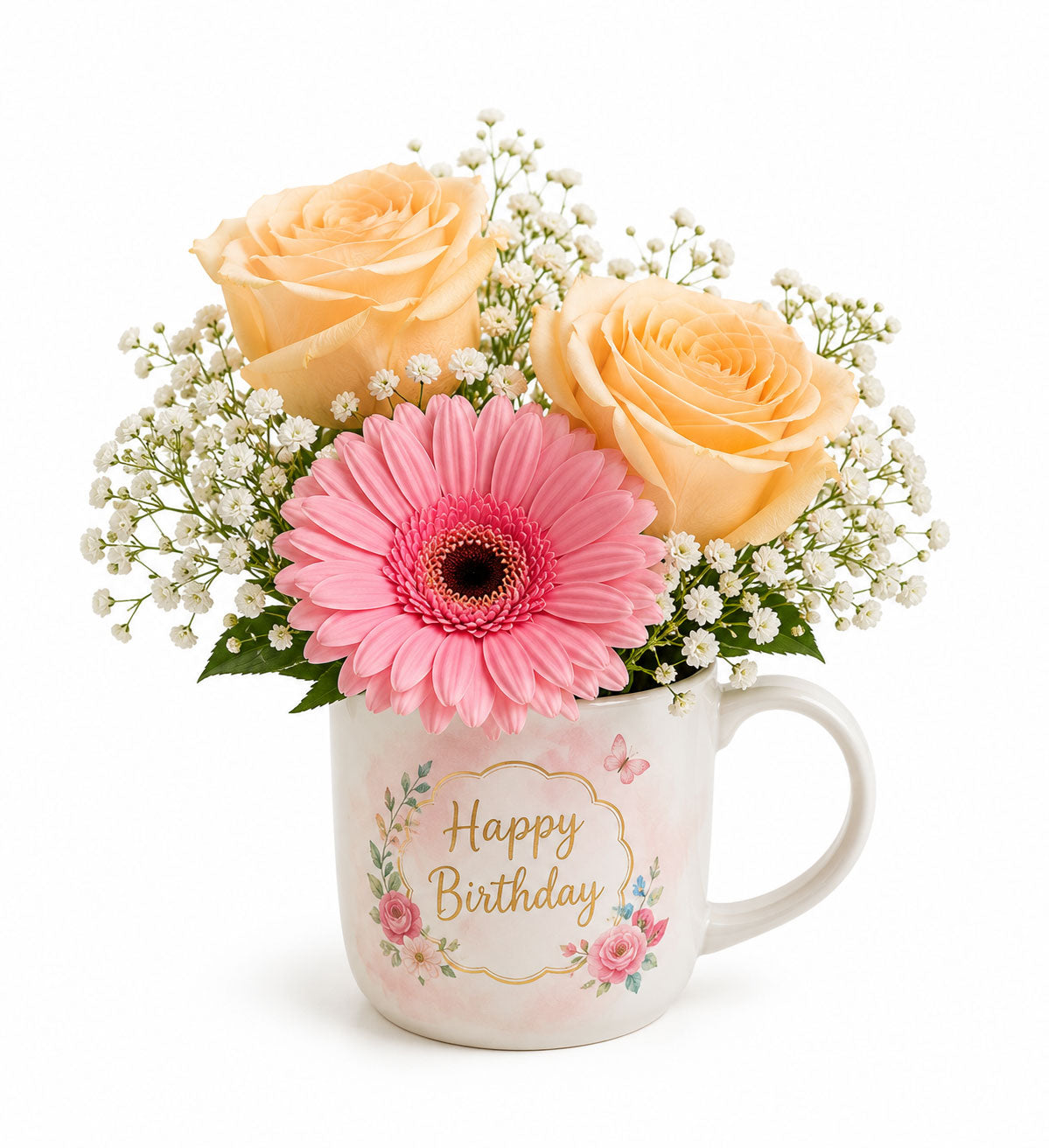 Flower Mug of Birthday Surprises