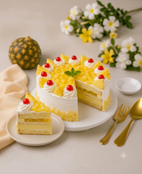 Fresh Pineapple Delight Cream Cake
