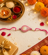 Gulabi Noor Pearl Rakhi