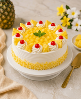 Fresh Pineapple Delight Cream Cake