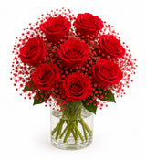Glass Full of Red Rose