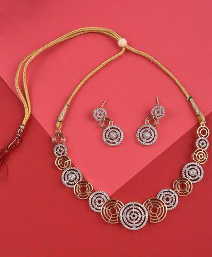 Golden Halo Harmony Jewellery Set