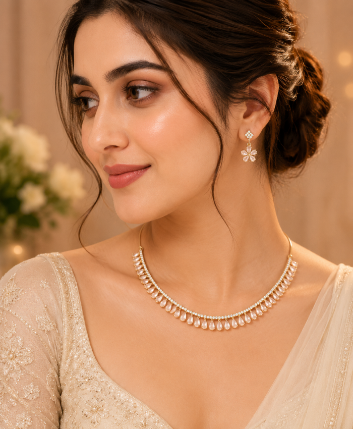 Golden Dewdrop Elegance Set