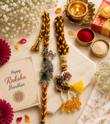Mayur Ratna Peacock Royale Rakhi Set