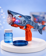 AquaBlast Mechanical Shark Bubble Gun