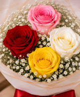 4 Mixed Rose Bouquet