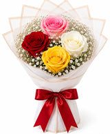 4 Mixed Rose Bouquet