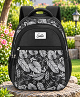 Monochrome Leafscape Black Everyday Backpack