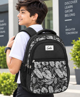 Monochrome Leafscape Black Everyday Backpack