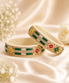 Multicolour Pearl & Stone Designer Bangle