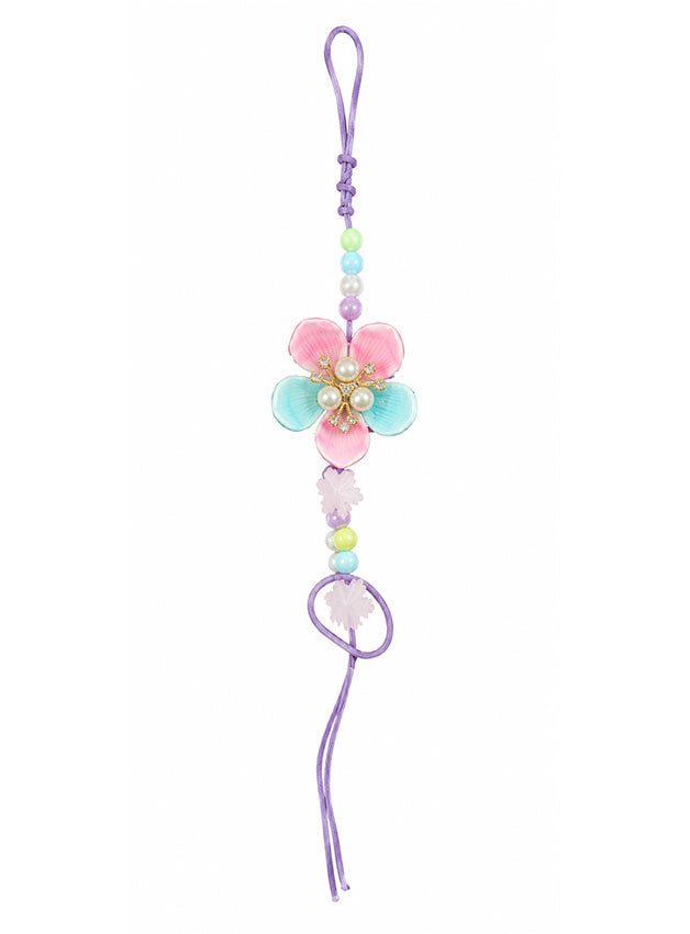 Pastel Floral Pearl Designer Rakhi