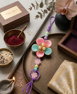 Pastel Floral Pearl Designer Rakhi