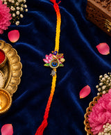 Peacock Pearl Rakhi Gift Combo