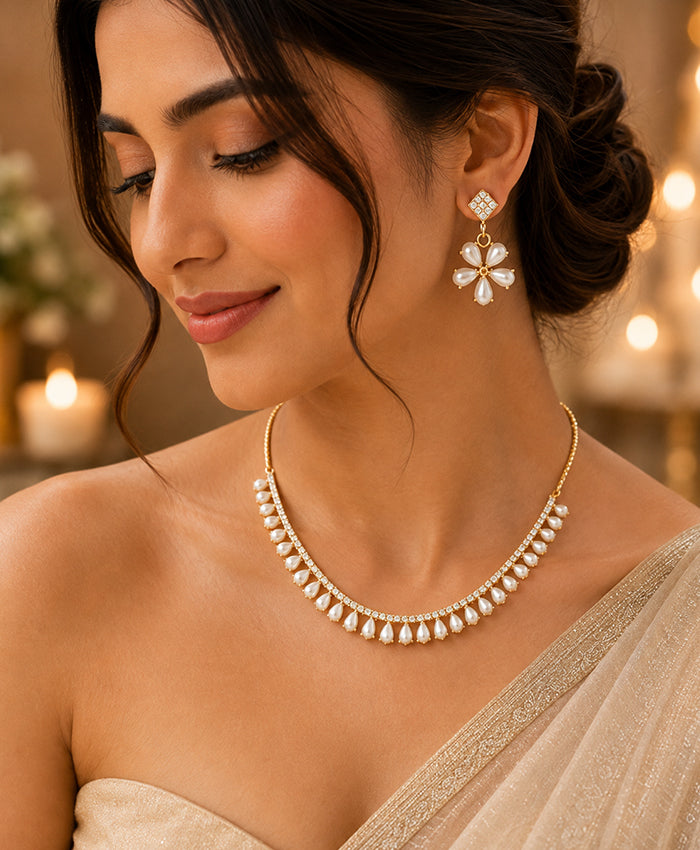 Pearl Blossom Royale Jewellery Set