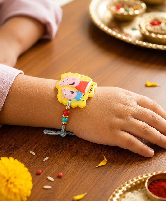 Peppa Pig Kids Cartoon Rakhi