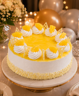 Pineapple Fresh Cream Cake (1 Kg)