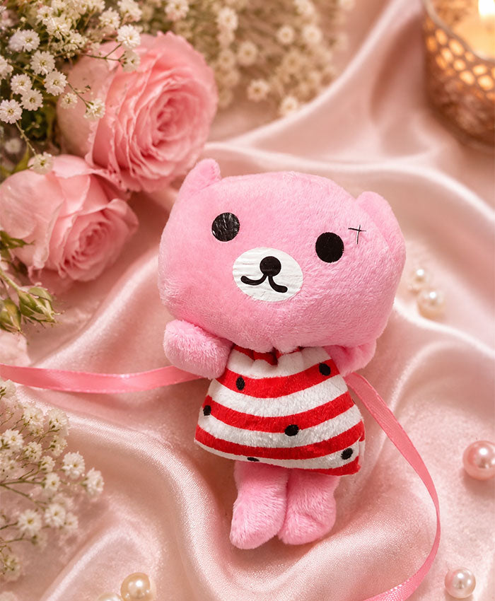Pink Plush Teddy Kids Rakhi