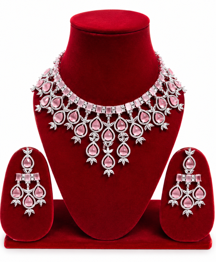 Roselle Pink Royale Jewellery Set
