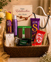 Premium Couple Rakhi Gift Basket