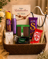 Premium Couple Rakhi Gift Basket