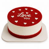 Red Velvet Romantic Bento Cake
