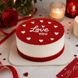 Red Velvet Romantic Bento Cake