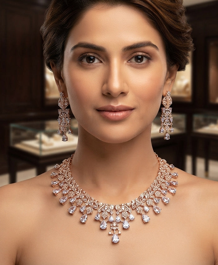 Roselle Blossom Royale Jewellery Set
