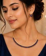 Sapphire Bloom Royale Jewellery Set