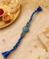 Royal Blue Stone Designer Rakhi