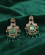 Royal Emerald Green Drop Earrings