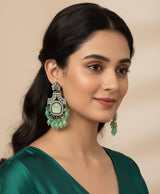 Royal Mint Green Drop Earrings