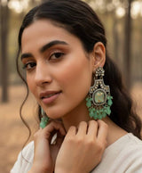 Royal Mint Green Drop Earrings