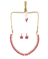Ruby Petal Royale Jewellery Set