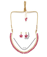 Ruby Petal Royale Jewellery Set