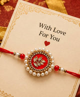Ruby Pearl Designer Rakhi