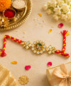 Shree Krishna Premium Kundan Designer Rakhi