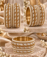 Shubhra Pearl Radiance Bangle Set