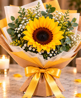 Single Sunflower Bouquet – 1 Sunflower