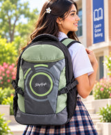 Sky High Active Circle Green & Charcoal Backpack