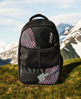Sky High Adventure Black & Pink Travel Backpack