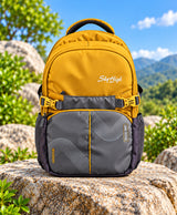 Sky High Adventure Pro Mustard Yellow & Grey Backpack