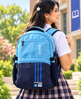 Sky High Authentic Series Sky Blue & Navy Backpack