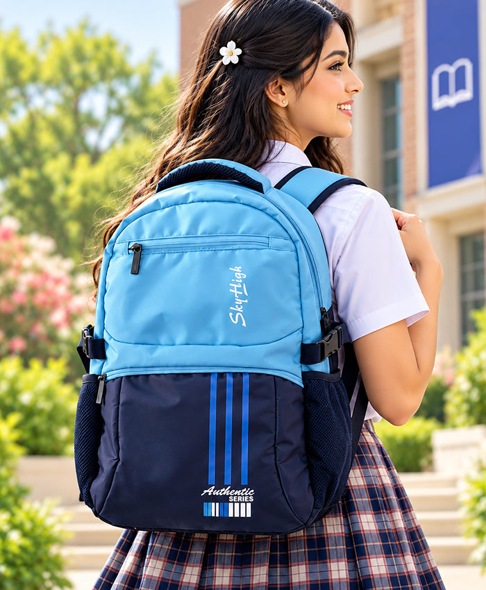 Sky High Authentic Series Sky Blue & Navy Backpack