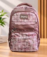 Skyking Blush Mauve Printed Multi-Compartment Backpack