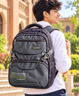 Sky High Charcoal Grey Moving Forward School Backpack