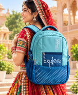 Sky High Explore Aqua Blue Adventure Backpack