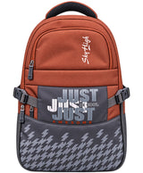 Sky High Just Awesome Rust Orange & Grey Multi-Compartment Backpack